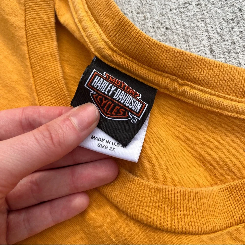 2000s Harley Davidson Motorcycles Long Sleeve T-shirt Size 2XL Florida - Picture 9 of 9